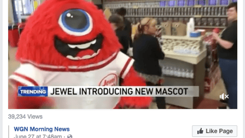 Jewel-Osco 'JoJo Hits the News' Facebook Update
